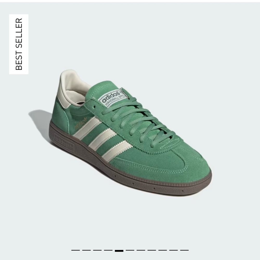 adidas Classic Green Suede Sneakers